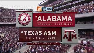 #1 Alabama at #24 Texas A&M Week 7 2019 | Full Game 720p60fps