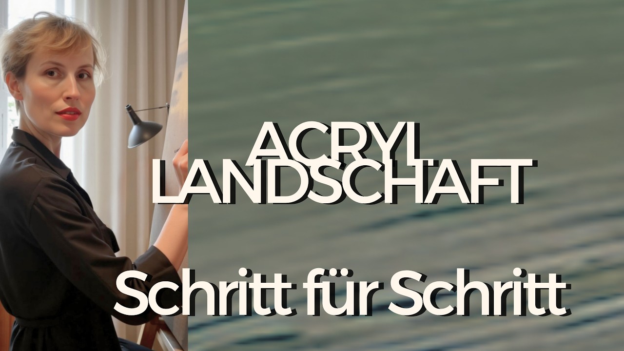 Acryl Landschaft Malen – Schritt für Schritt | Für Anfänger (Teil 2)