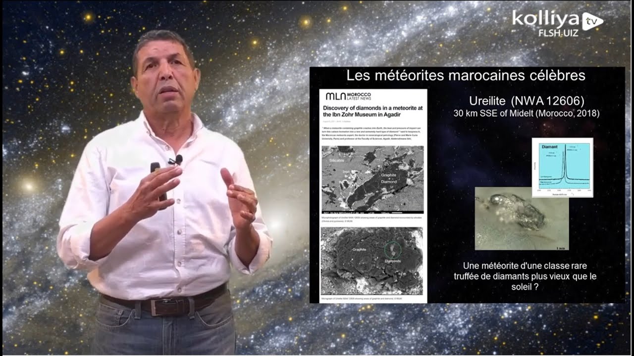 Météorites du Maroc - Kolliya TV 2022 - نيازك المغرب والمتحف الجامعي للنيازك مع إبهي عبدالرحمان