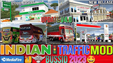How to add INDIAN TRAFFIC MOD V3 in bus simulator Indonesia | BUSSID V3.7.1 | ETS2 LIKE TRAFFIC