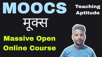 MOOCS,Massive Open Online Courses # NTA UGC NET Paper1# Teaching Aptitude