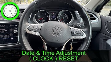 2020 VW TIGUAN - How to Adjust the Date & Time 