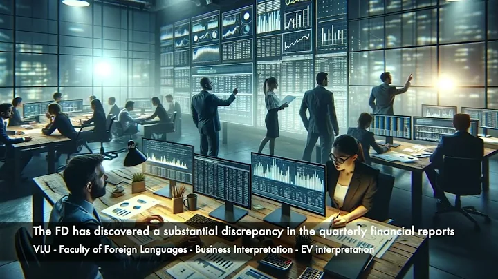 Financial Department has discovered a substantial discrepancy in the quarterly financial report