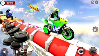 Extreme GT Bike Racing Stunts Game #Android GamePlay HD #Bike Games To Play #Racing MotorCycle Game screenshot 3