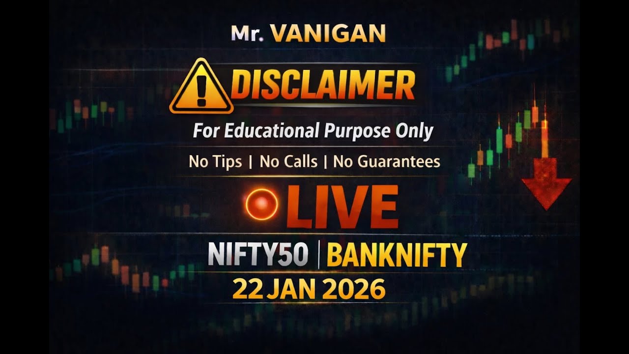Live Trading Nifty50 & Banknifty | 22nd Jan 2026 | 