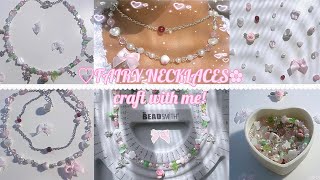 FAIRY NECKLACES🌷*·˚♡ craft with me!