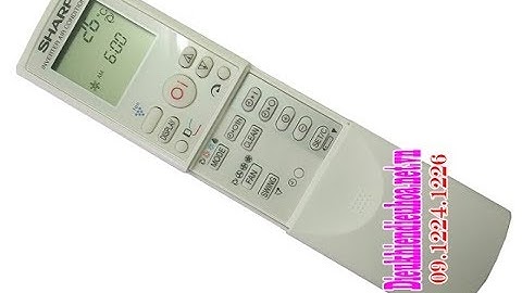 Điều khiển điều hòa sharp CRMC-A629JBEZ