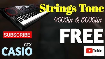 casio ctx 9000in & 8000in string tone editing | casio ctx 9000in & 8000in string tone editing effect