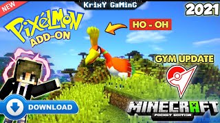 BEST PIXELMON MOD IN MINECRAFT PE | GYM BATTLE IN MCPE | PIXELMON MOD FOR MINECRAFT PE | 2021! screenshot 4