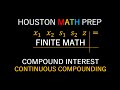 Continuous Compounding and the Number e
