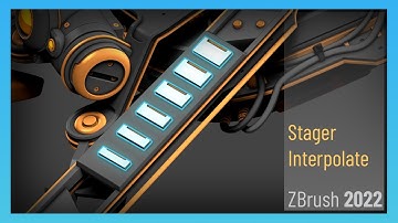 ZBrush 2022 - Stager Geometry Interpolate! Use stager to duplicate AND adjust over time!