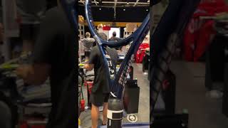 One of a kind pro player Prince tennis racket at the US Open