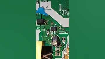 Replacing a damaged PWM IC on an LED TV#Repair  #Electronic #pwm #Powersupply #ledtv #soldering #tv