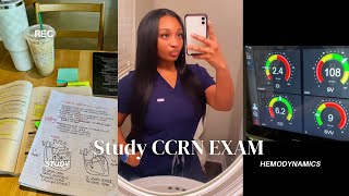I PASSED MY CCRN EXAM 🫀| Come study with me/ Exam day