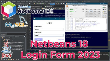 J2 - Netbeans 18 with Xampp MySQL - Login Form