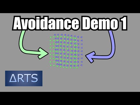 RTS Group Pathfinding: Avoidance Demo 1