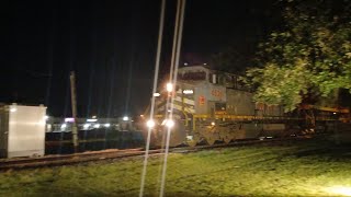 KCSM4526 leading KCS 4799  trailing eastbound empty grain train in Alice Texas