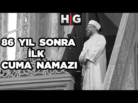 Ayasofya'daki Tarihi Cuma
