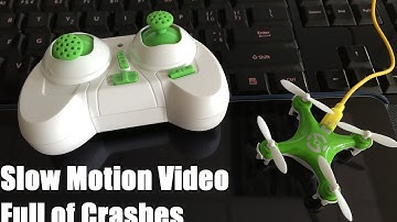 Cheerson CX10 - Slow Motion Crashes