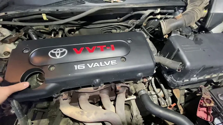 2003 Toyota Camry 2.4L 2AZ-FE Valve Cover Removal (Serpentine Belt and Alternator Removal)