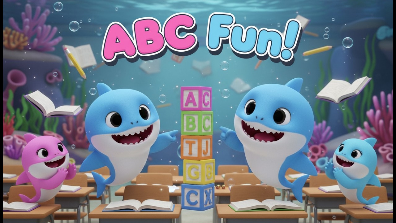 🎵 Baby Shark First Day at School Song for Kids | Back to School Nursery ...