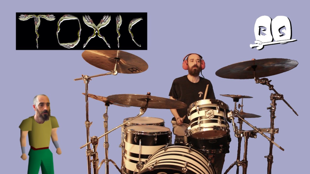 Toxic - Britney Spears but it's the Oldschool Runescape soundfont (Drum Cover)