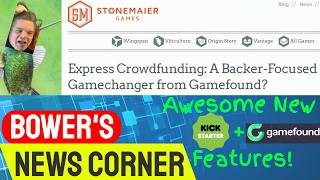 Will Gamefound and Kickstarter's new features bring Stonemaier Games back to crowdfunding?!