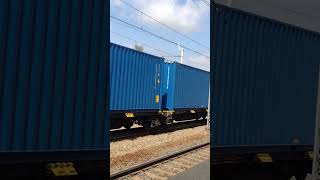 🤍EU07-465 Ecco rail🤍 z kontenerami w kierunku Katowic