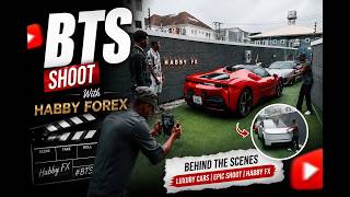 BTS: Luxury Car Content Shoot With Habby Forex's Car Collection 🔥🚗