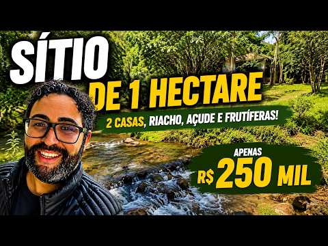 🔥 COMPLETE FARM in TAQUARA! 1 HECTARE with 2 HOUSES and DEED