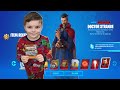 Giving My 8 Year Old Kid 13,500 Fortnite V-Bucks To Unlock Tier 100 Battlepass Skin DOCTOR STRANGE