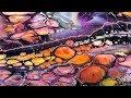 #186.  3rd times a charm! STUNNING fluid acrylic pour with NEW recipe!  / SheleeArt / paint pouring