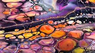 #186.  3rd times a charm! STUNNING fluid acrylic pour with NEW recipe!  / SheleeArt / paint pouring