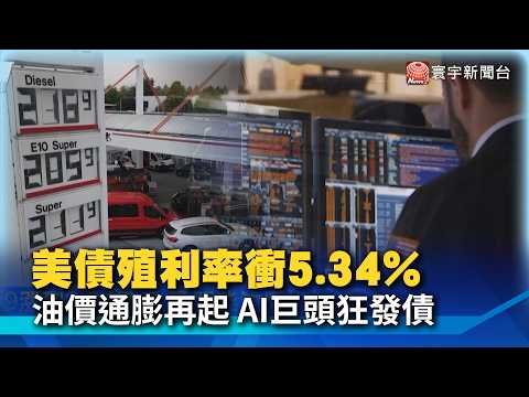 10-Year Treasury Yield Hits 5.34%! Oil Prices Top $100, Inflation Resurges, AI Giants Go on Debt ...