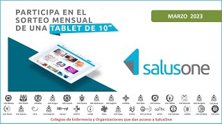 🍀 Sorteo Tablet MARZO 2023 - Alumnos/as Cursos 🎧 SalusOne