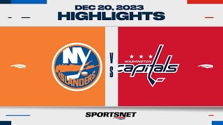 NHL Highlights | Islanders vs. Capitals - December 20, 2023