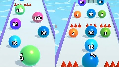 Ball Run 2048 GamePlay Level 91 - 93 ( Android & IOS GamePlays )