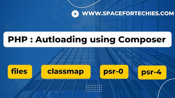 PHP 8 : Autoloading using Composer ( files, classmap, psr-0 and psr-4 )