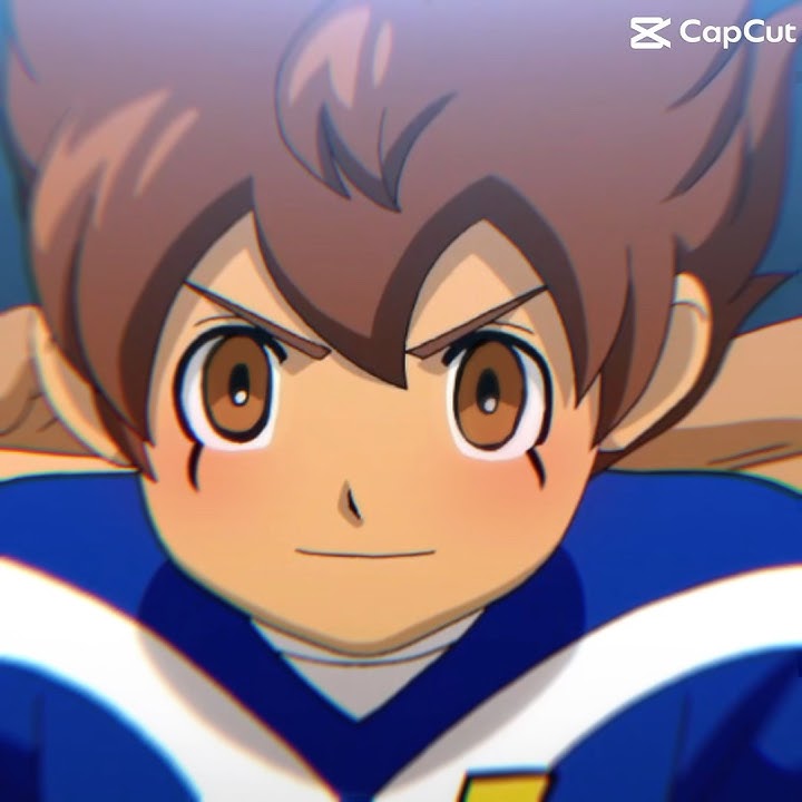 Tenma w/ Tsurugi’s eye color   eyeliner🤭💜 #inazumaeleven #tsurugi #tenma #inazumaelevengo