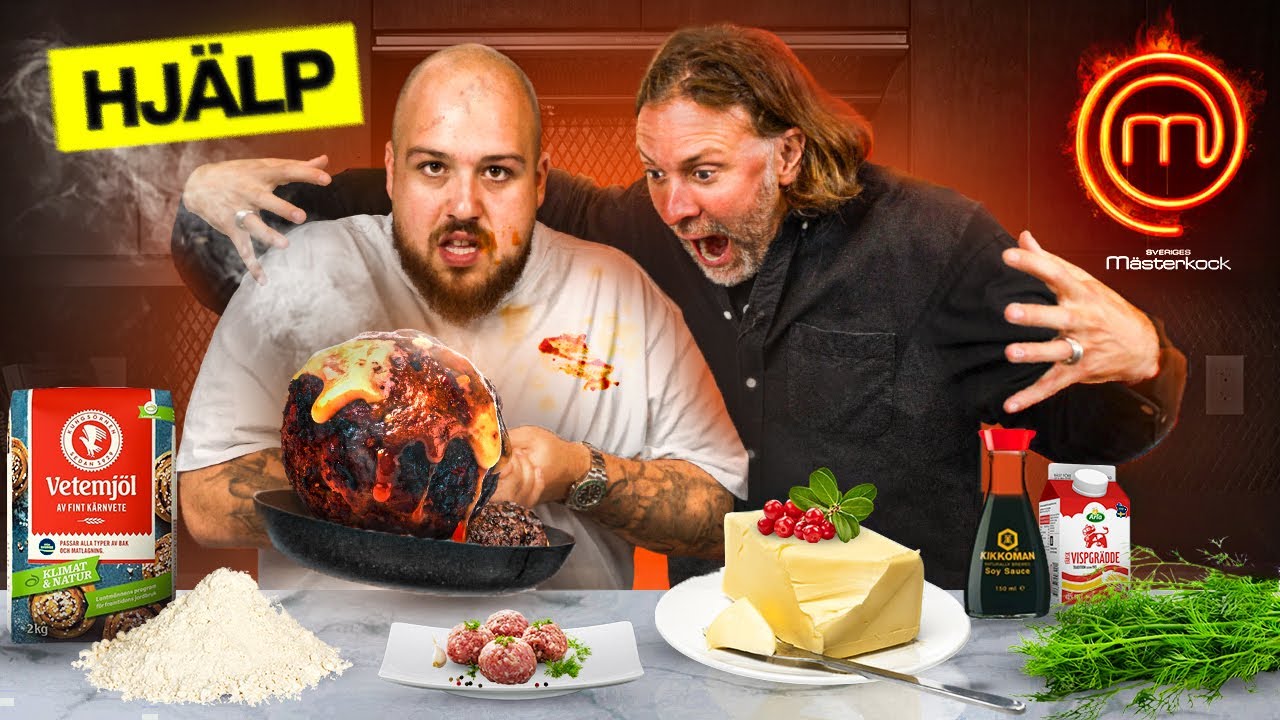 KÖTTBULLAR & POTATISMOS MED NIKLAS EKSTEDT *mästerkocken*