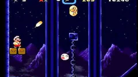 SMW Custom Level - Dark Ice Mountain 2 (old)