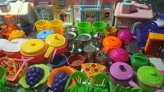 5:10 Minutes Satisfying With Unboxing Hello Kitty Kitchen Set | Asmr Steel Kitchen Set Unboxing 