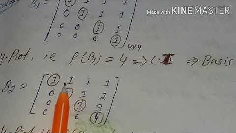 Basis & dimension solve question linear algebra || Csir net dec 2016 linear algebra solve question
