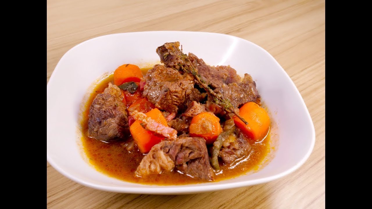 Boeuf Braise Aux Carottes Marmiton Youtube