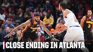 BRUNSON TAKES OVER 🔥 Clutch finish between Knicks and Hawks | NBA on ESPN