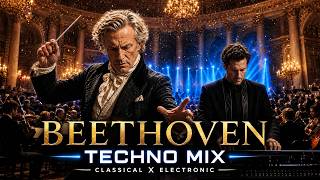 Classical Masters Reimagined: Baroque Techno Journey - Hypnotic Melodic Techno for Focus & Study
