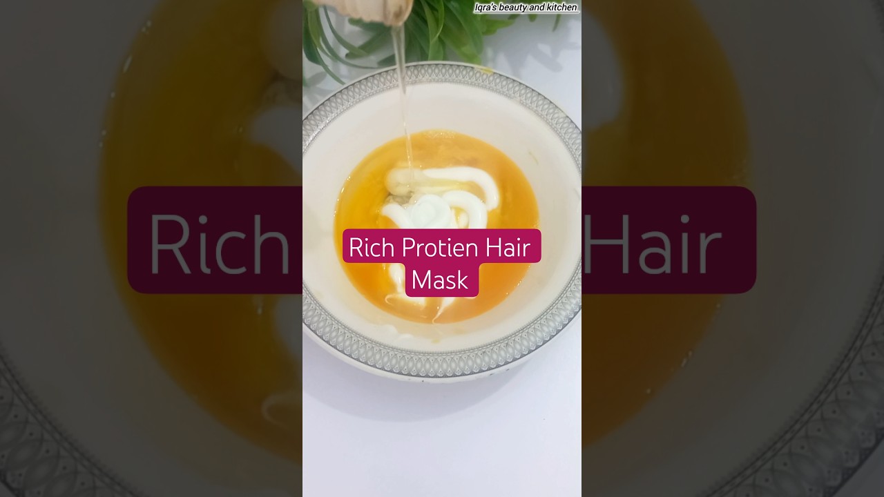 Rich Protien Hair Mask For Soft Smooth Menegable Hair