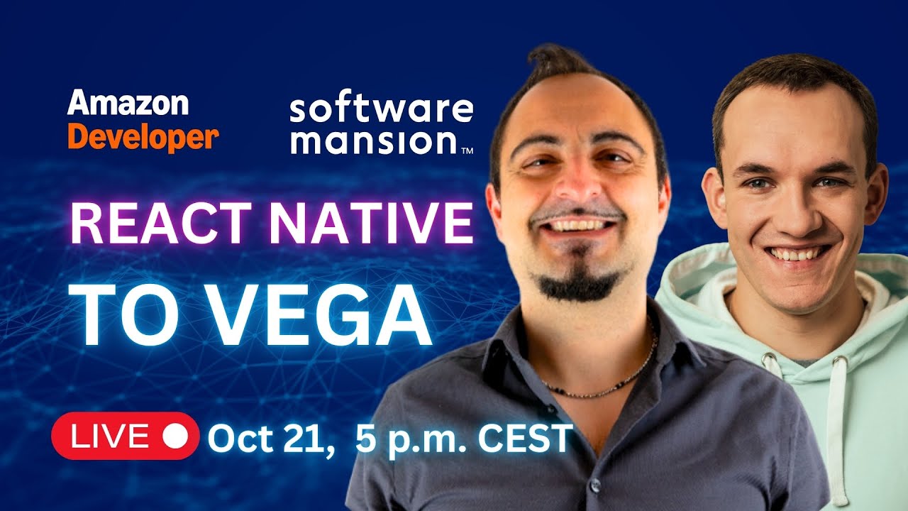 React Native & Vega – Live Stream With Giovanni Laquidara From Amazon