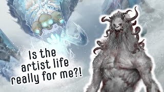 Spider Designs Creatures (With Friends!): Murderous Snow Beast Speedpaints
