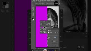 Duotone effect in Adobe Photoshop ✨ #photoshop